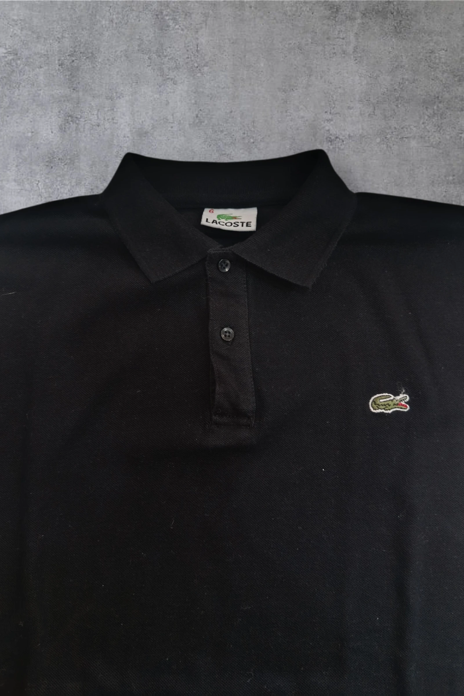 | Polo Lacoste Hombre| Color Negra | 100% Algodón | Talla L | – photo 4